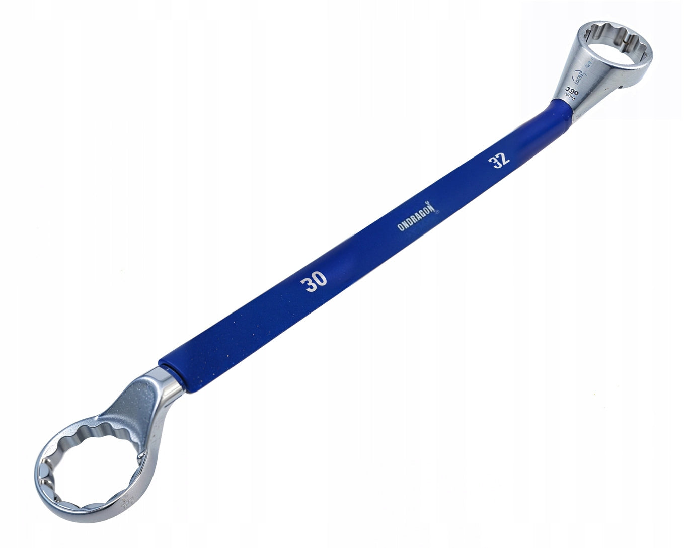6-32 BENT DOUBLE-SIDED EYE WRENCHES WITH RUBBER + SET OF 12EL CASE PRO Brand Ondragon