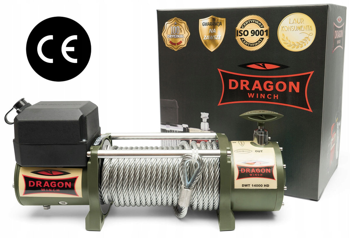 6,4T ELECTRIC WINCH Car Tow Truck I Brand Dragon Winch