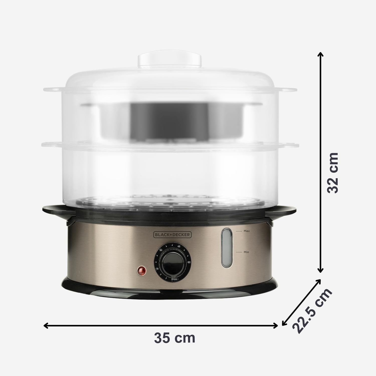 6,5L 800W ELECTRIC STEAMER WITH TIMER AND RICE BOWL FOR INDUCTION Manufacturer code 5903387514441