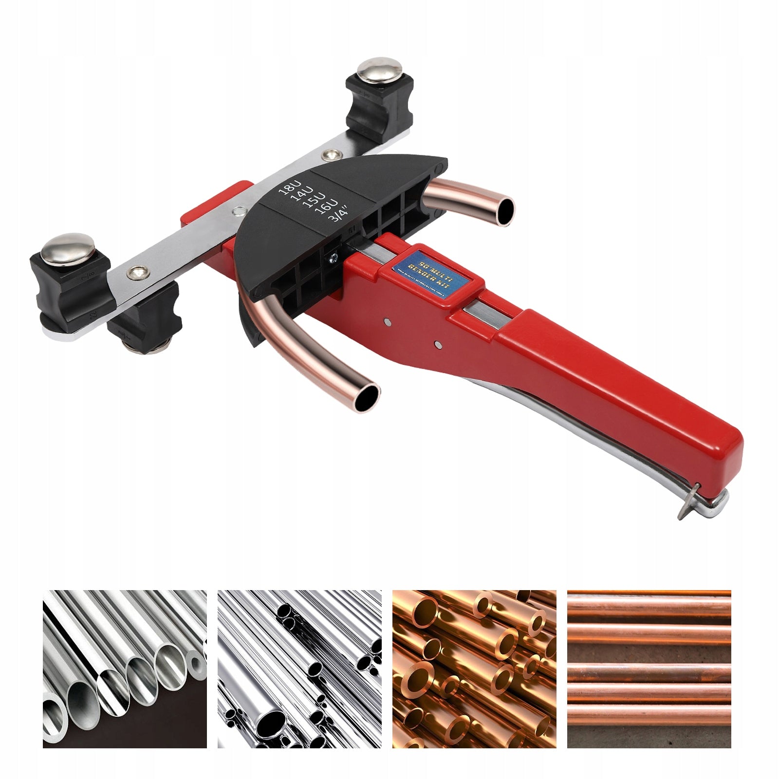6/8/10/12/16/19/22MM HAND PIPE BENDER SET CT-999 MAX.BENDING ANGLE 90° Brand no brand