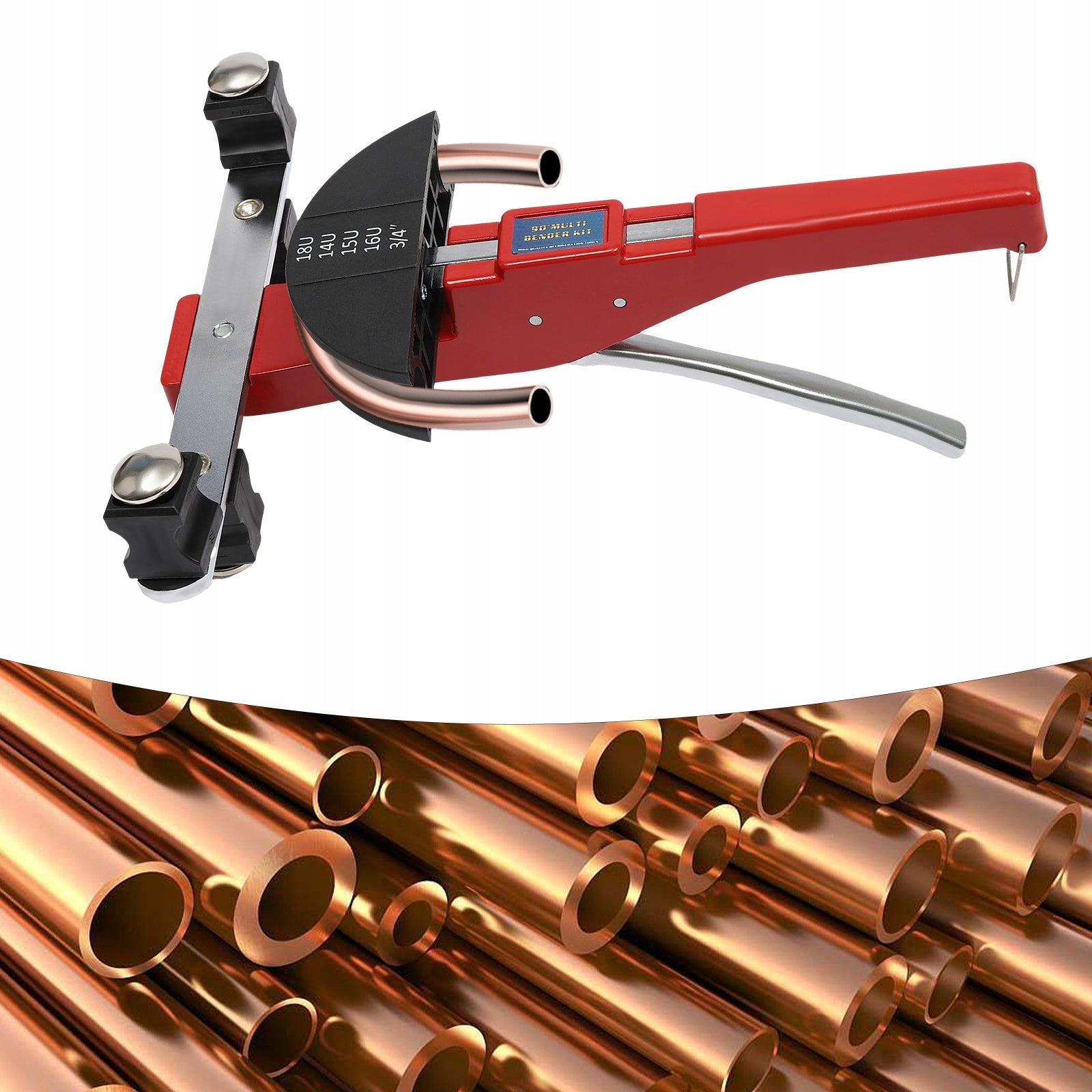 6/8/10/12/16/19/22MM HAND PIPE BENDER SET CT-999 MAX.BENDING ANGLE 90° Manufacturer code 95894