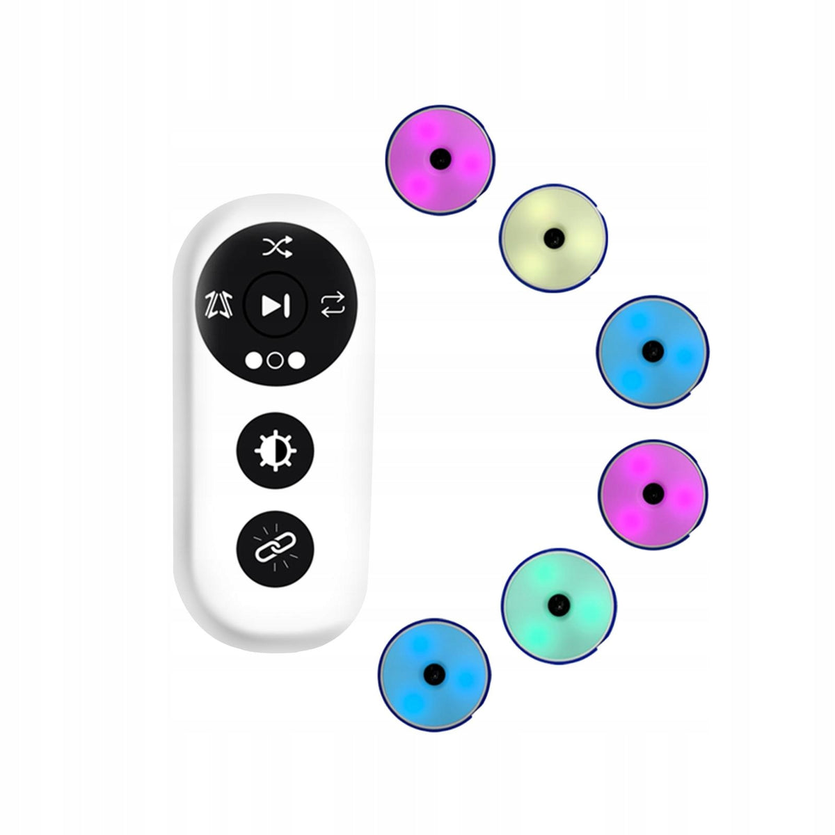 6 Pieces Reaction Training Lights React Sensory Sports Agility Lights Brand no brand