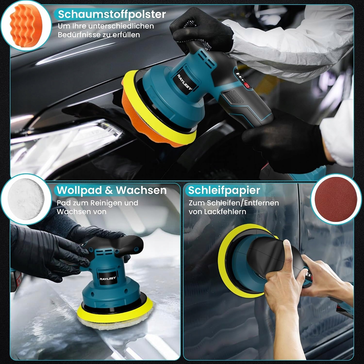 6-inch orbital polishing machine compatible with Bosch 18V without aku Brand no brand