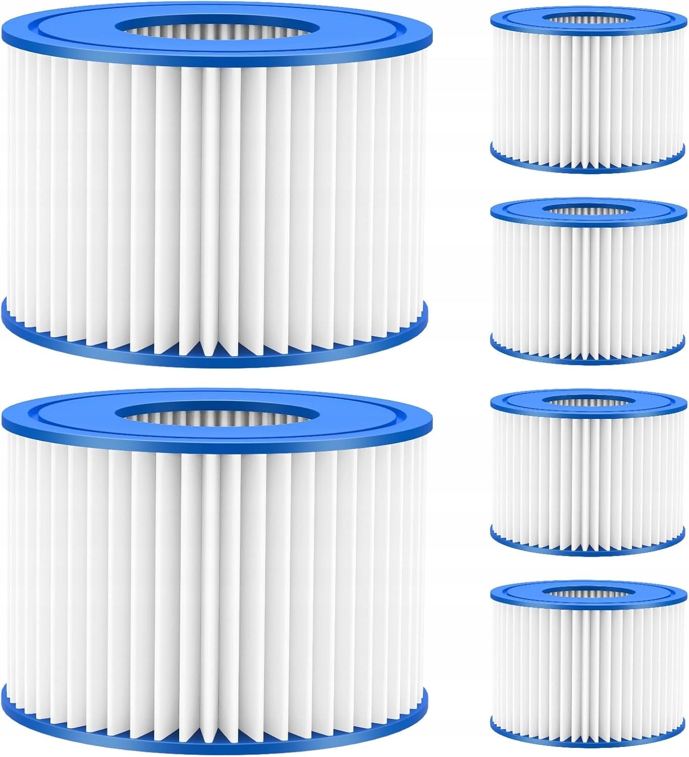 6 x Lay-Z-SPA Jacuzzi Pool Filter Cartridges Bestway