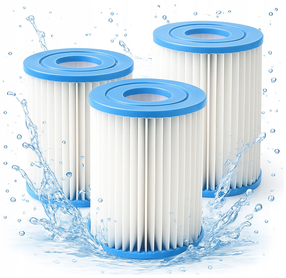 6 x Pool Filter for Pool Pump Filter Cartridge INTEX Type A Output 1 l/h