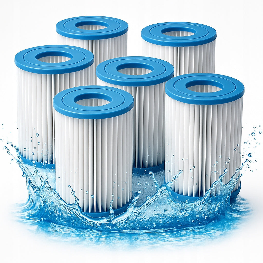 6 x Pool Filter for Pool Pump Filter Cartridge INTEX Type A