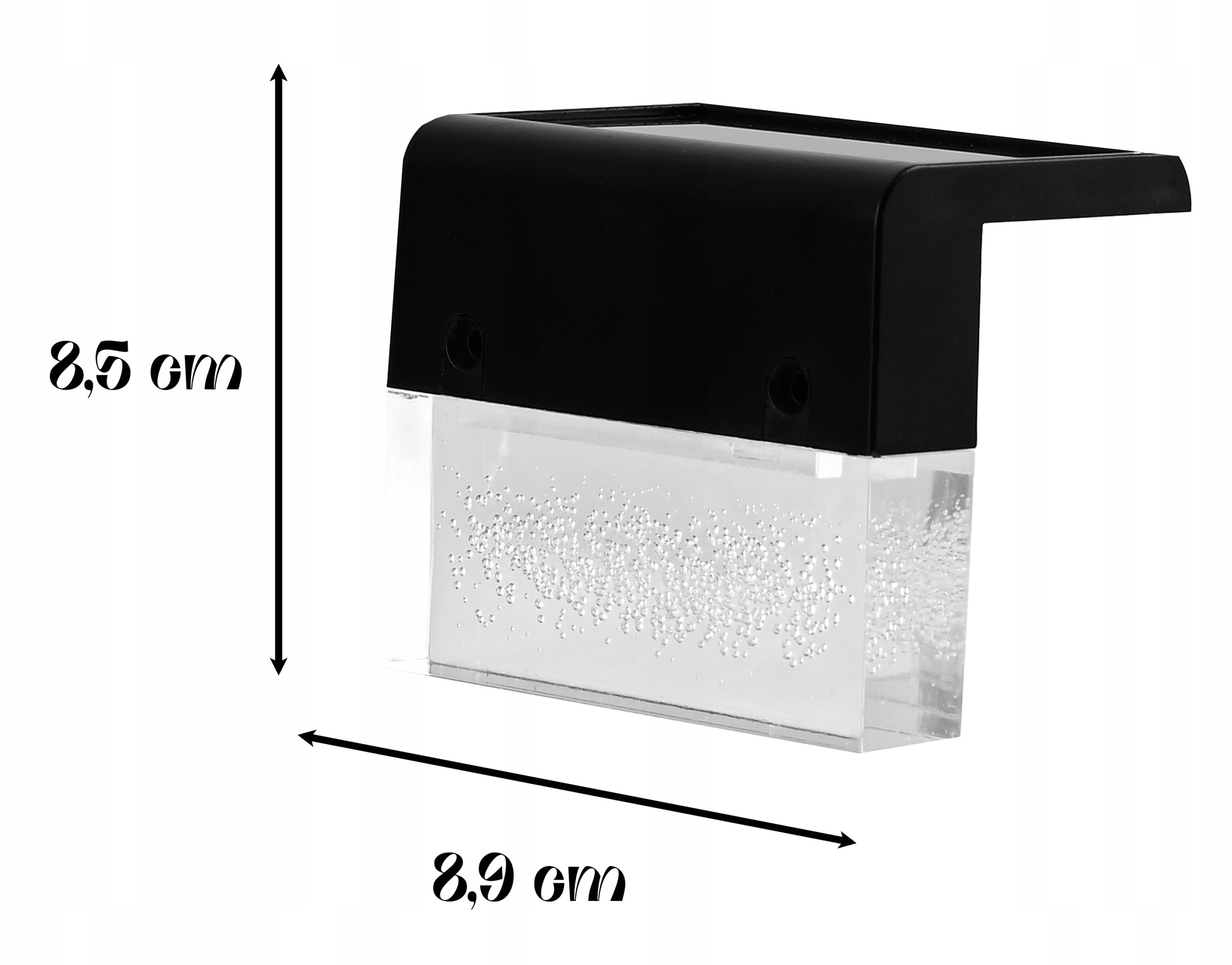 6 x Solar Corner LED Lamp For Garden Twilight Sensor Colorful Ornament Packaging status original