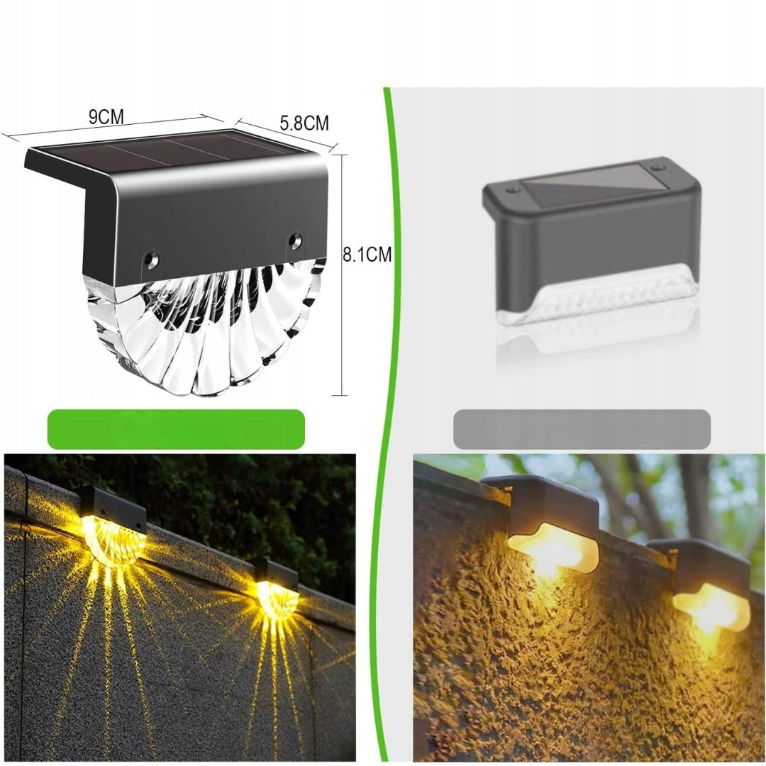 6 x Solar Lamps for Garden Waterproof LED Colors WARM WHITE QxV Packaging status original