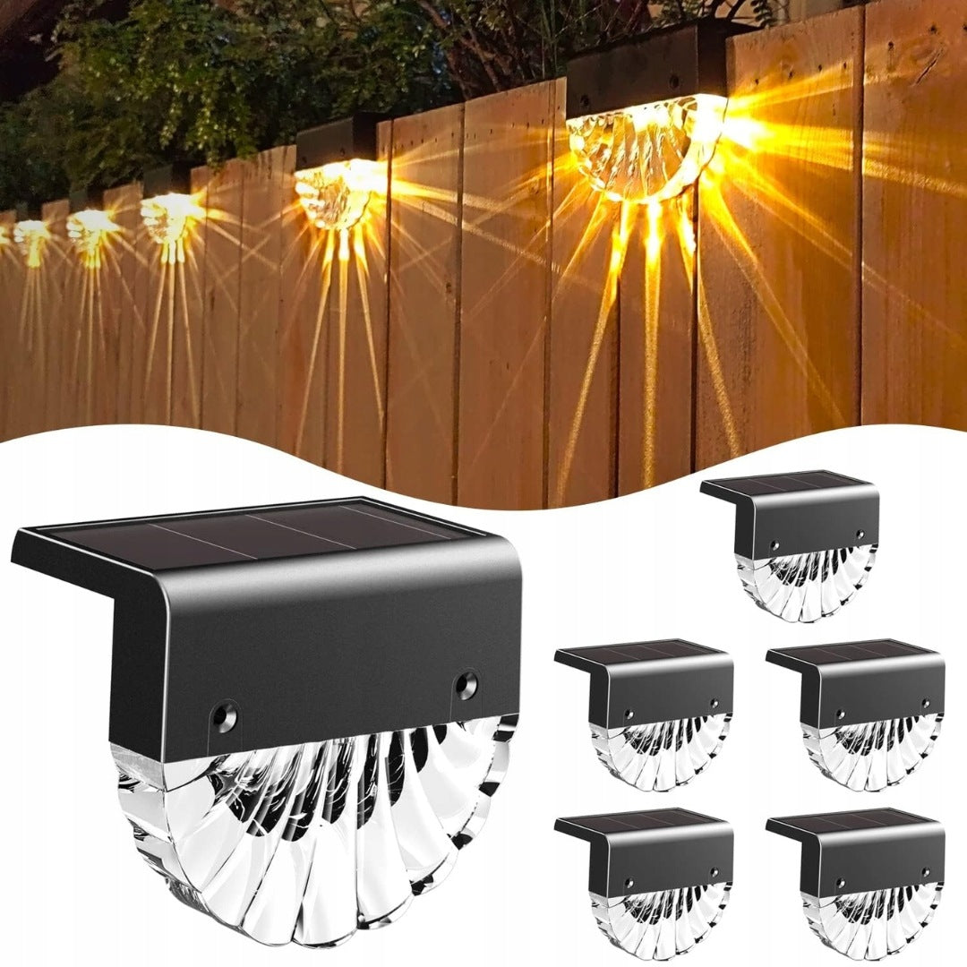 6 x Solar Lamps for Garden Waterproof LED Colors WARM WHITE QxV