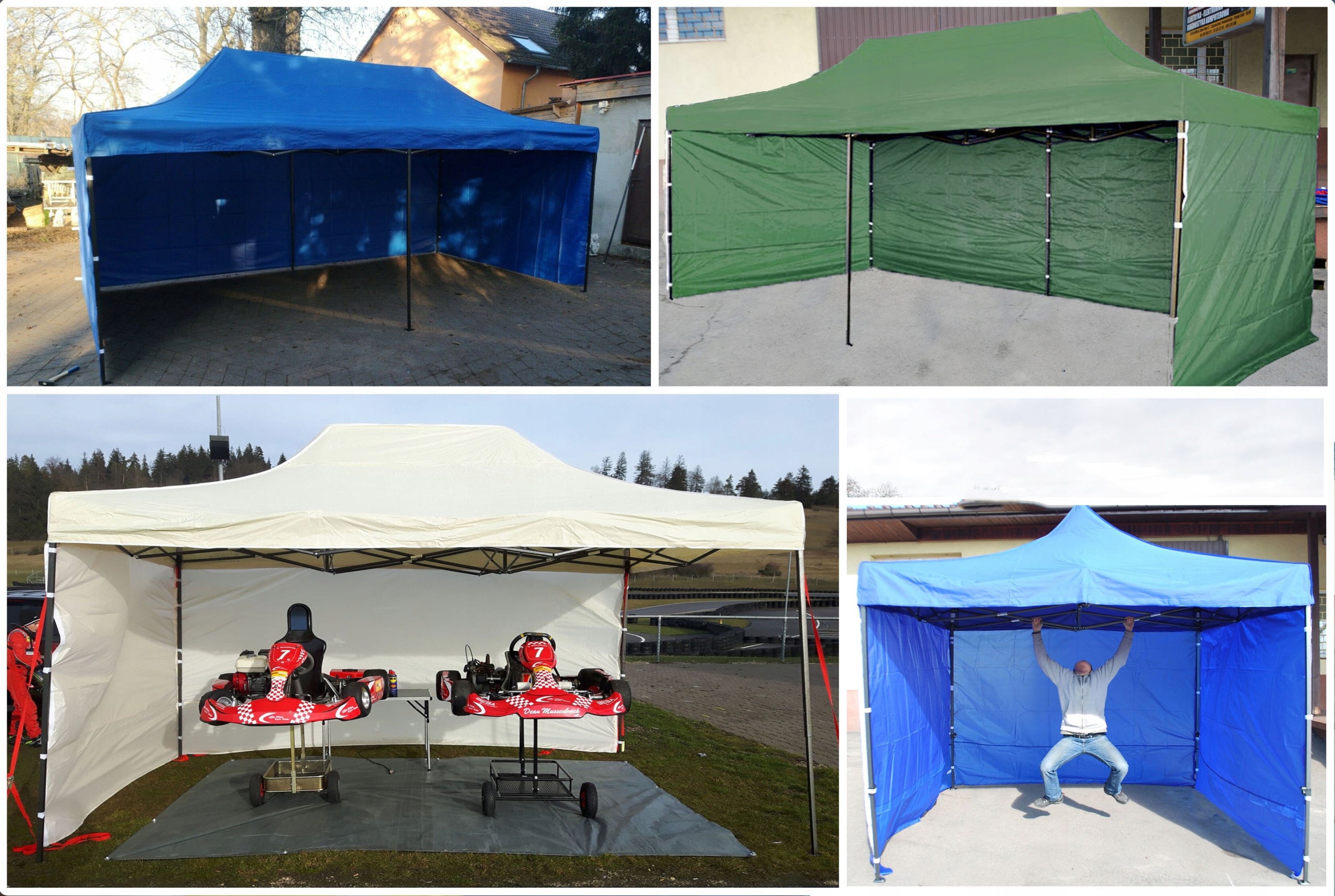 60 KG EXTRA STRONG 3x6 GARDEN TENT COMMERCIAL PAVILION EXPRESS UNFOLDED Manufacturer code Namiot 3x6EExtra Czarny