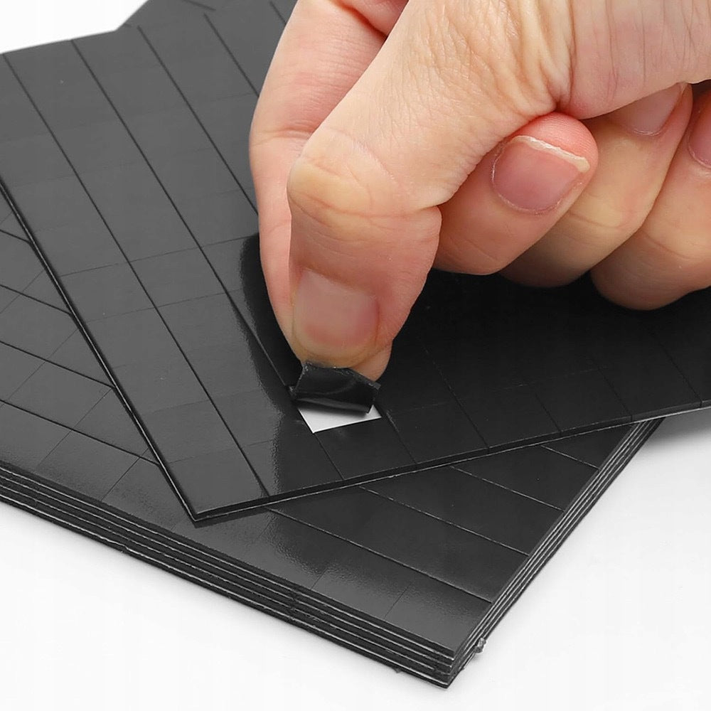 600 SMALL SELF ADHESIVE MAGNETIC TILES MAGNETS 1cm FLAT DIY SQUARE Number of pieces on offer 600 szt.