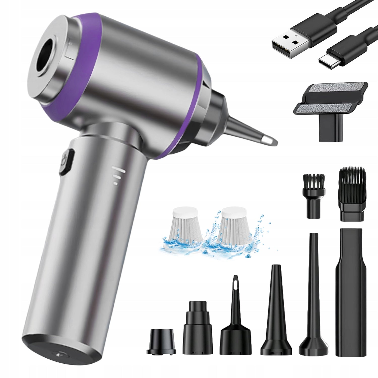 6000-16000PA CORDLESS HANDHELD VACUUM CLEANER WITH 11 1V BATTERY