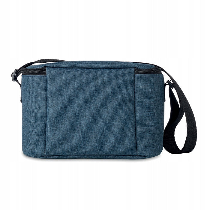 600D RPET thermal insulation bag. Color blue