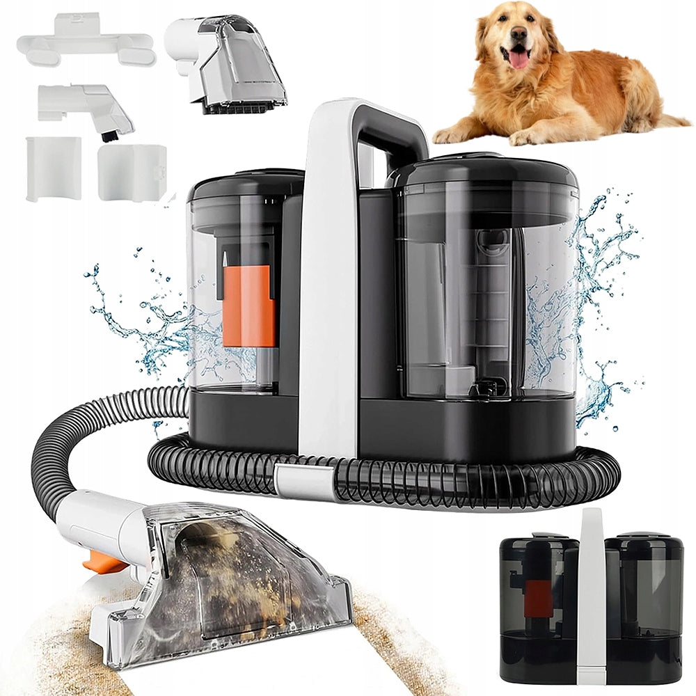 600W 15KPA WASHING VACUUM CLEANER WITH TWO WET DRY CARPET RESERVOIRS
