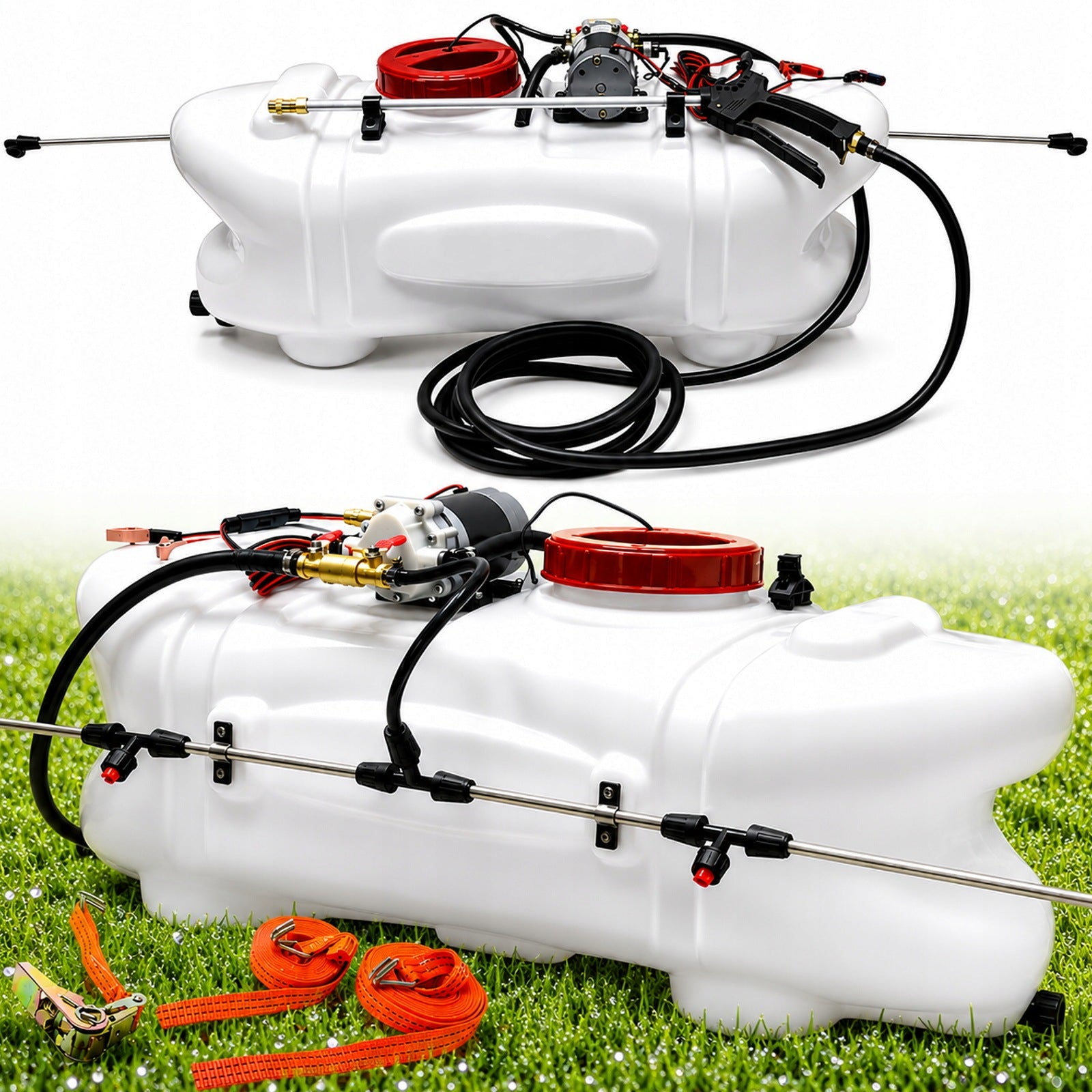 60L MOBILE ELECTRIC SPRAYER WITH 12V PUMP FOR QUAD ATV TRACTOR
