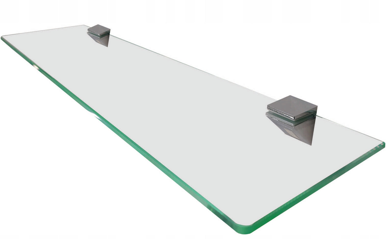 60x13 Glass shelf 6mm handles chrome ITALIANA ROBIN glass shelves Manufacturer code Italiana 60x13cm