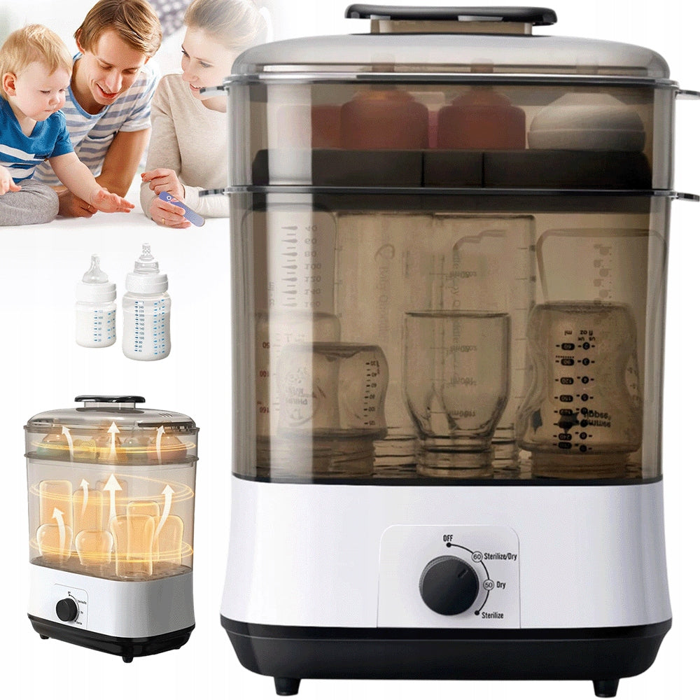 630W STEAM STERILIZER FOR BOTTLES WITH ONE TOUCH OPERATION