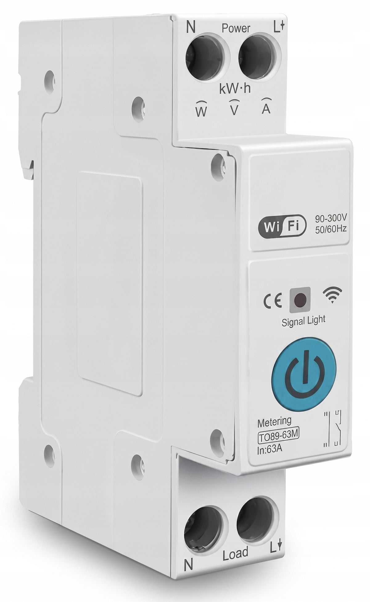 63A TUYA SMART WIFI Relay WITH DIN MEASUREMENT REMOTE CONTROL