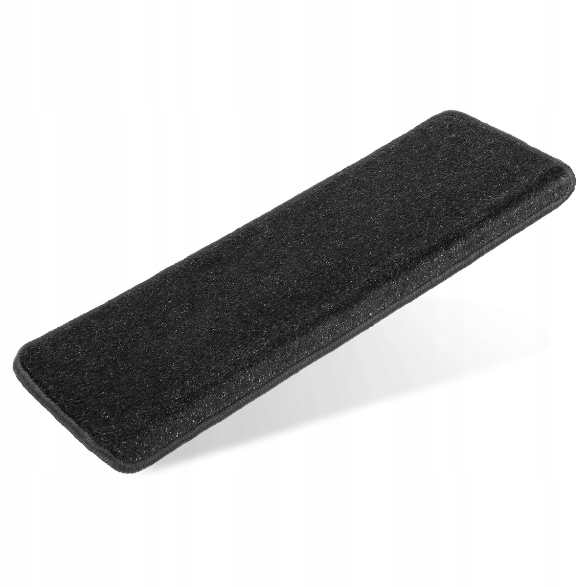 65x25cm+3m STAIR COVERS RUGS IN GLAMOUR STYLE BLACK SILVER THREAD Manufacturer code nakładki ,dywaniki gloss glamour