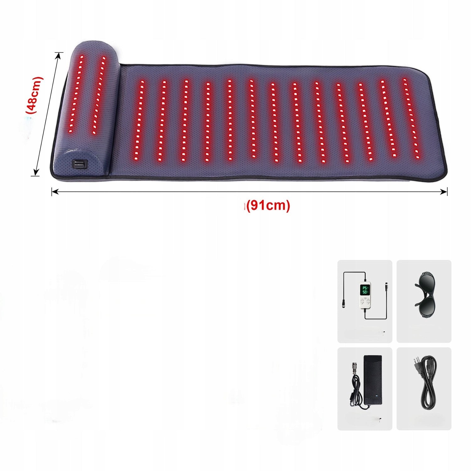 660-850nm LED Red Light Therapy Mat with Infrared. Packaging status original