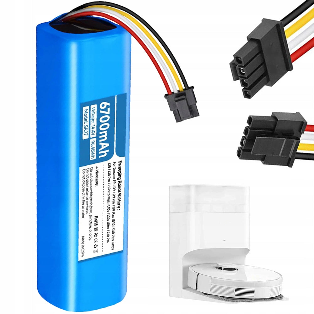 6700MAH 14,4V BATTERY WITH SAFETY FOR DREAME AND XIAOMI ROBOTS