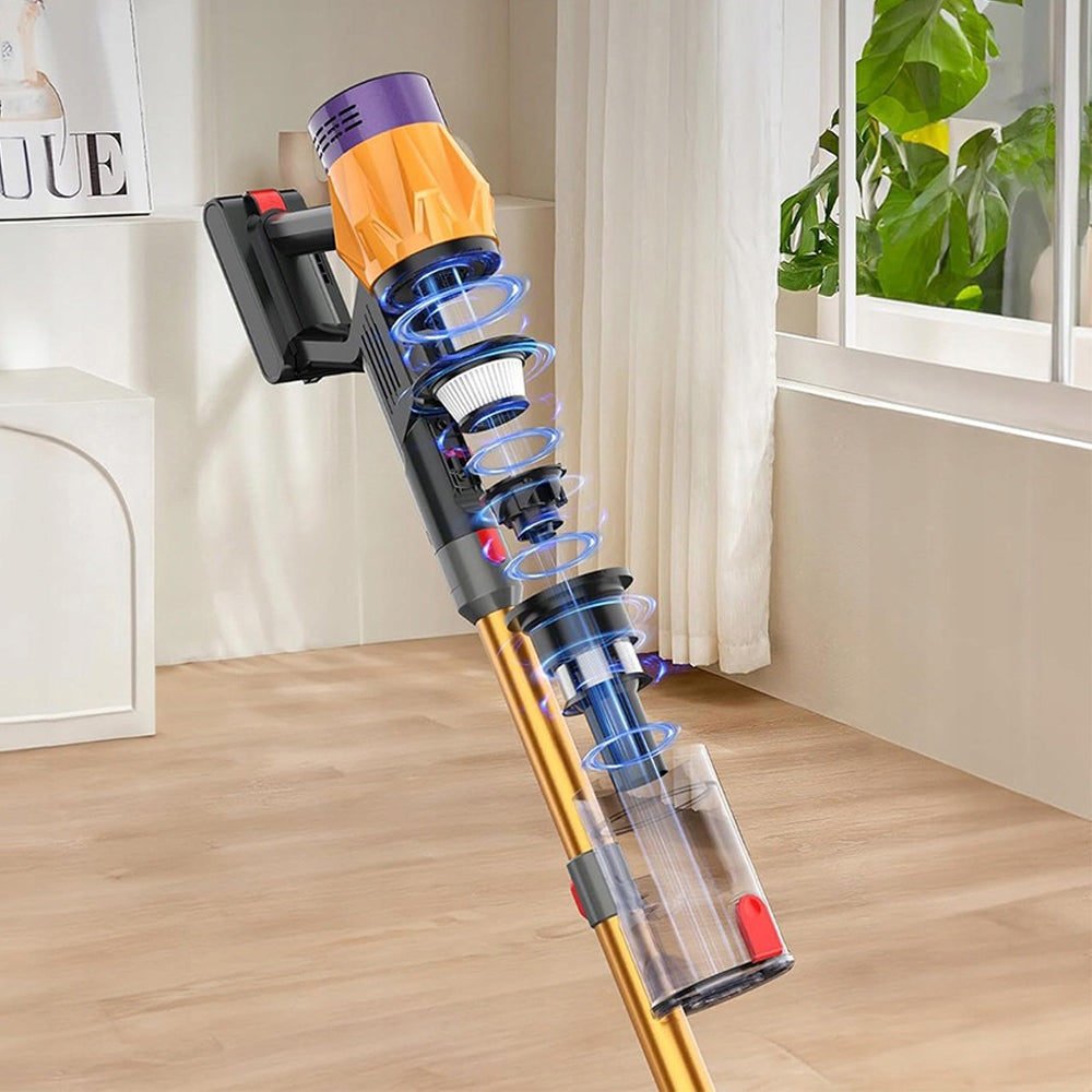 6IN1 CORDLESS HANDHELD VACUUM CLEANER 550W 3 SUCTION MODES HEPA FILTER FOR HOME Maximum power 550 W