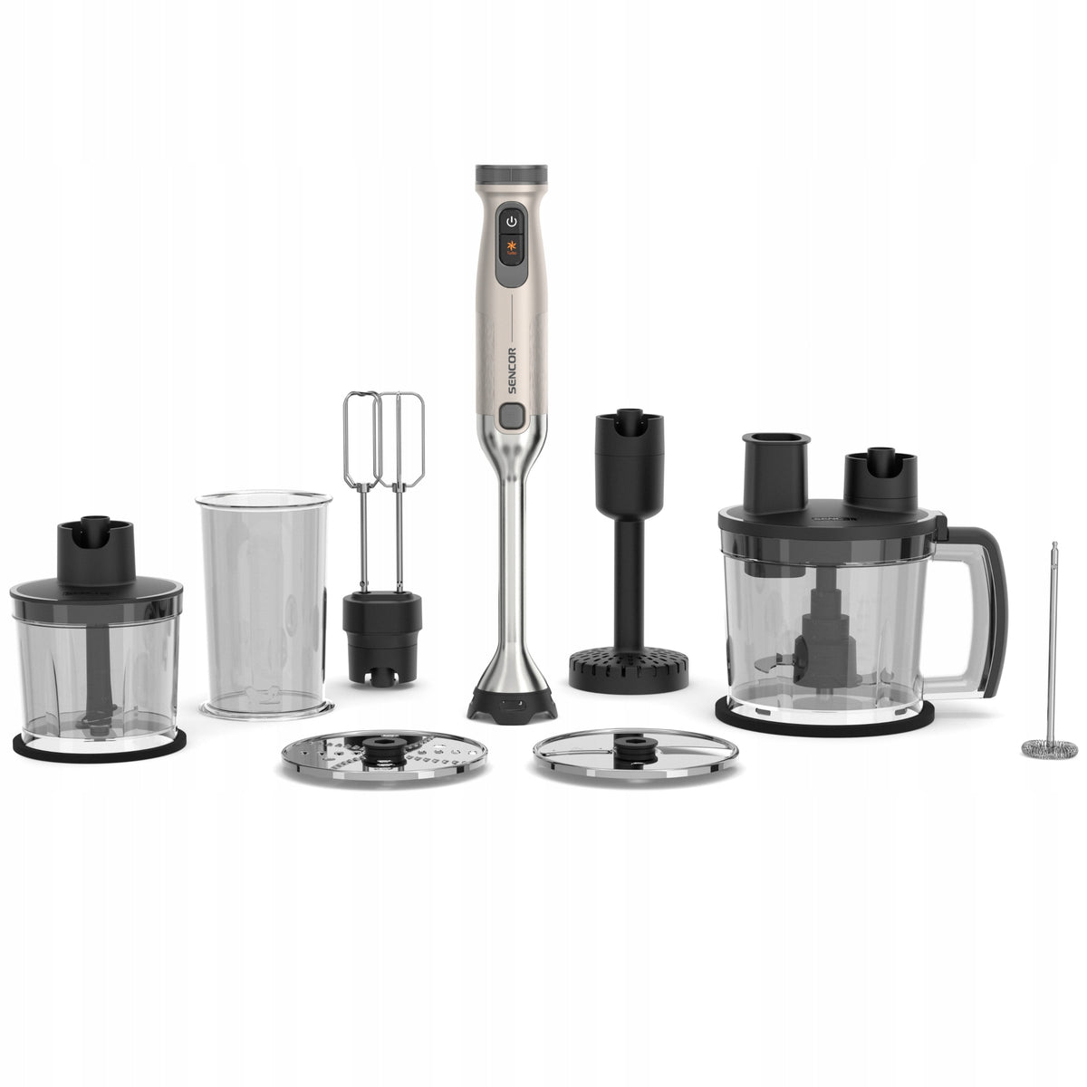 6IN1 MULTIFUNCTION HAND BLENDER SENCOR SHB 5751WS SOPHIA 1500W LCD TURBO