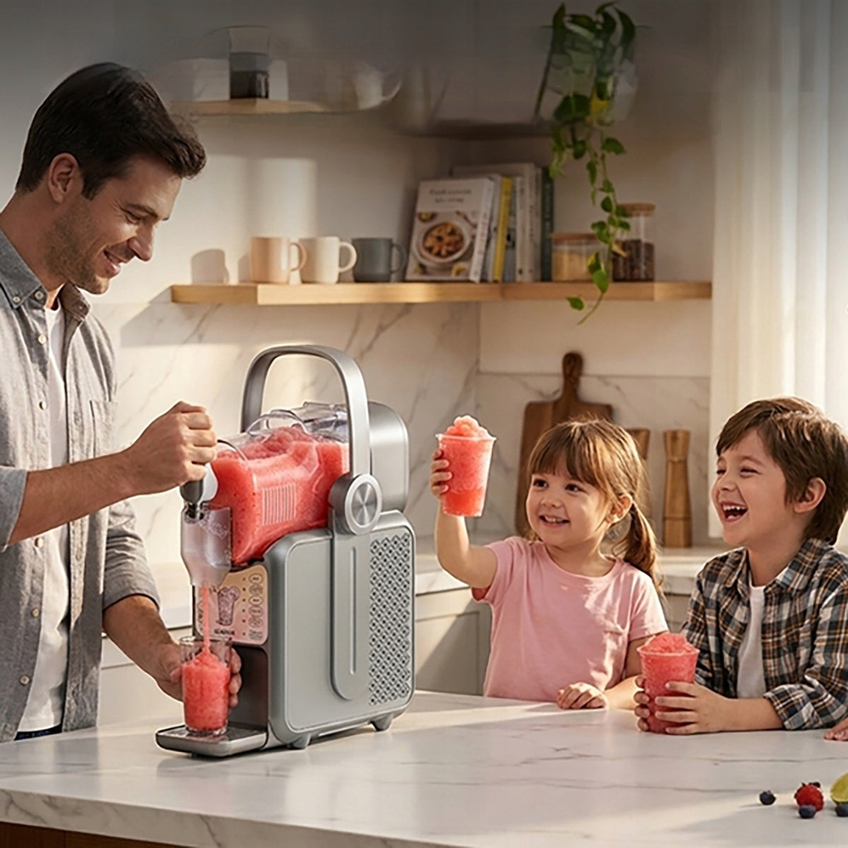 6IN1 SLUSHIE MAKER MACHINE ICE CREAM MACHINE 3L MARGARITA SMOOTHIE 180W Packaging status original
