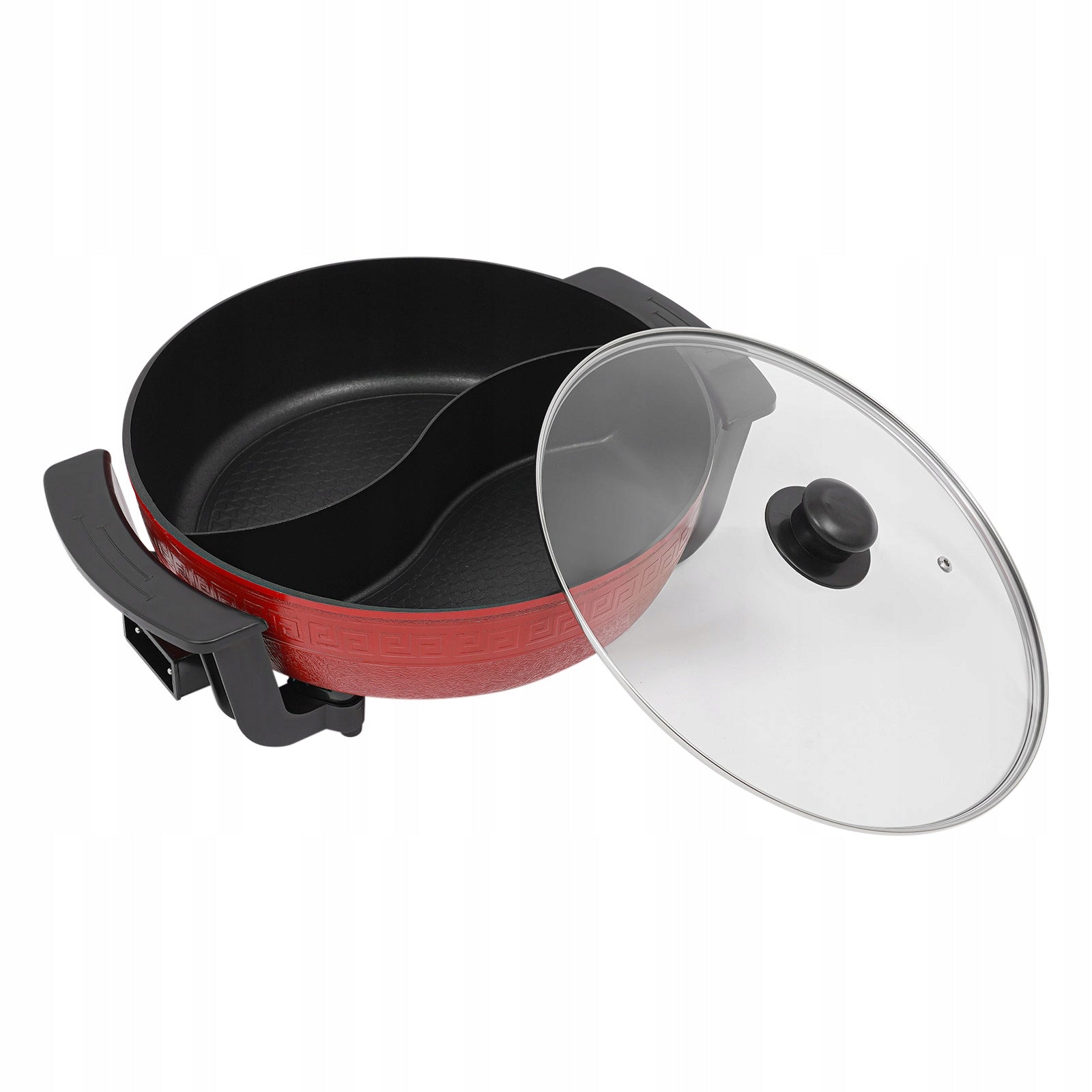 6L 1360W MULTI-FUNCTION ELECTRIC HOT POT NON-STICK POT 5 LEVEL TEMPERATURE