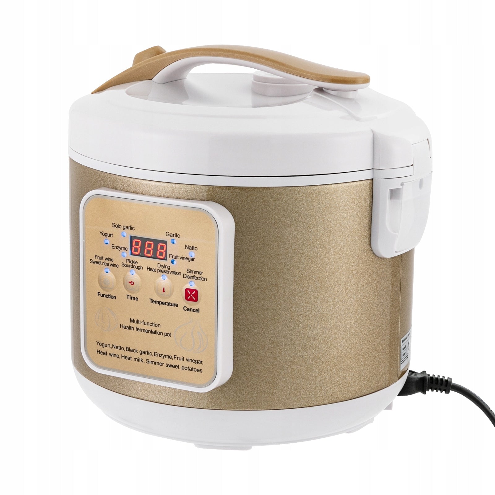 6L 90W AZK 286 AUTOMATIC SMART BLACK GARLIC FERMENTER 28*27CM