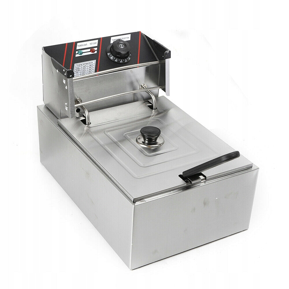 6L-Electric Deep Fryer-2500W Stainless Steel Deep Fryer Manufacturer code HL4857