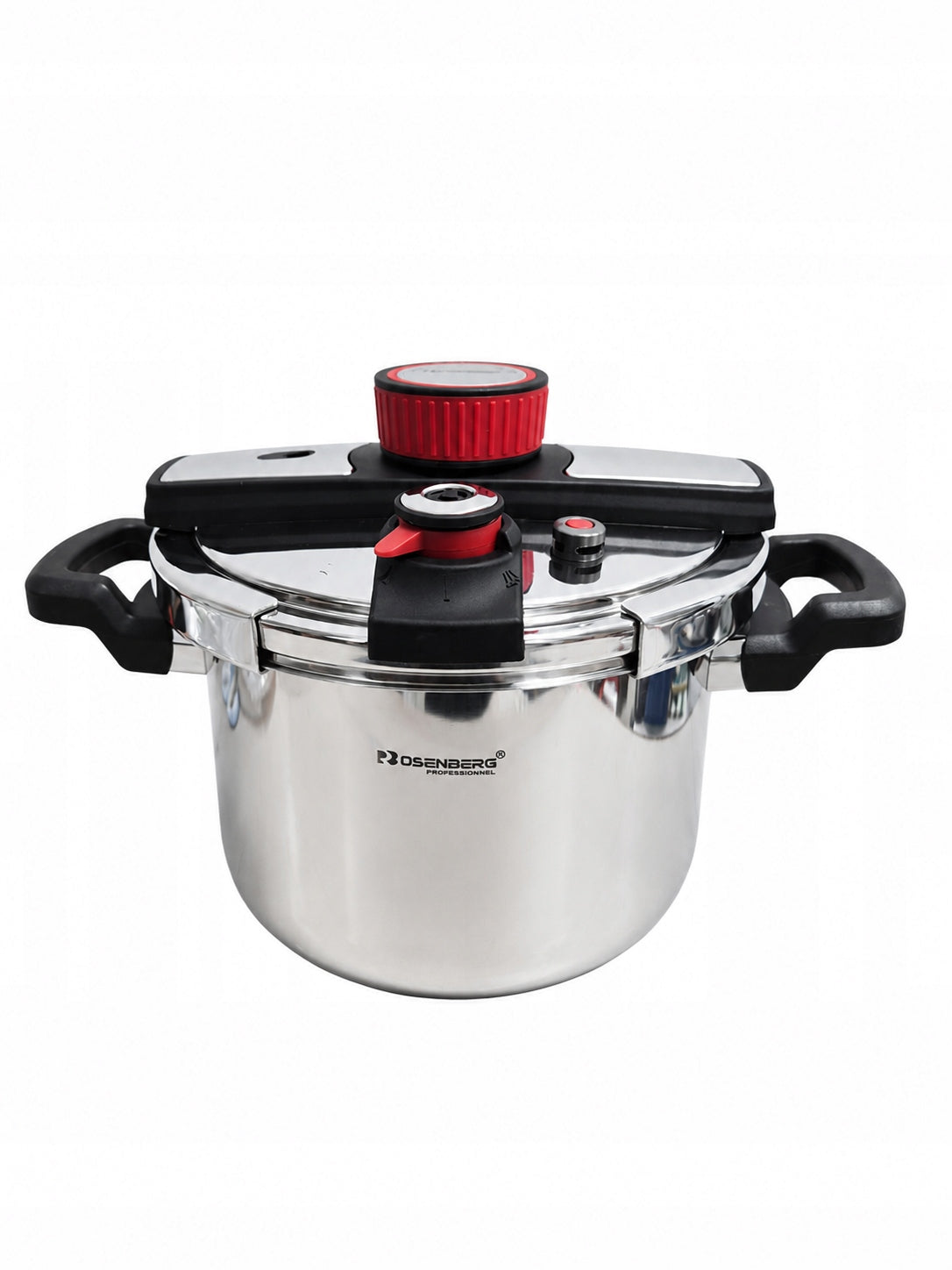 6L Steel Cooker Pressure Pot with Marble Coating for Induction