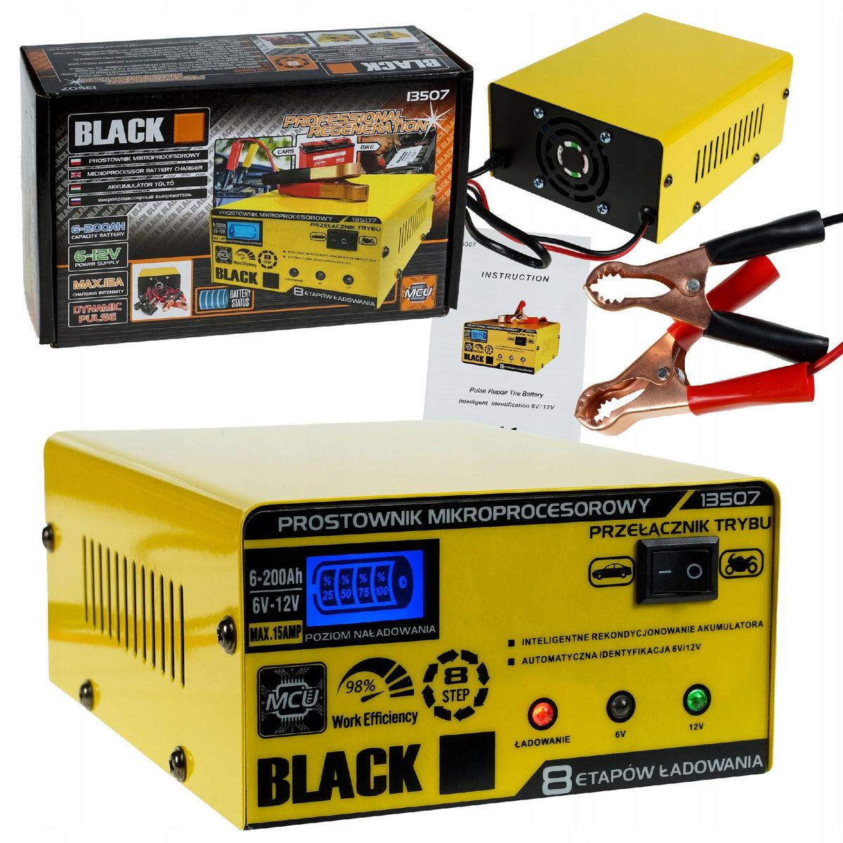 6V 12V CORDLESS MICROPROCESSOR RECTIFIER