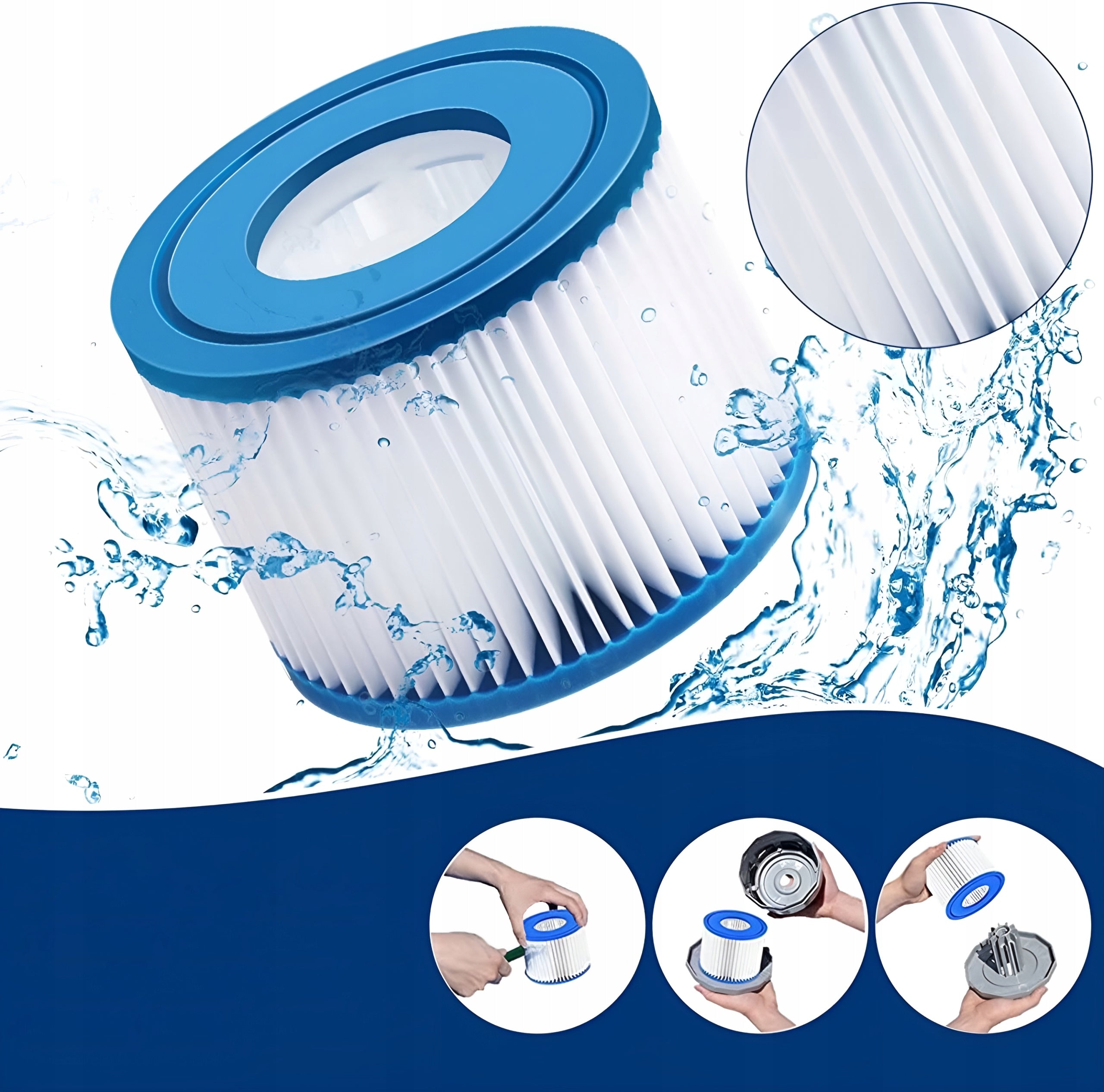 6X FILTER CARTRIDGE CARTRIDGES FOR GARDEN POOL PUMP JACUZZI TYPE VI Brand NETBUY