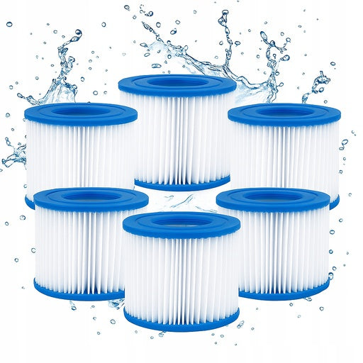 6X FILTER CARTRIDGE CARTRIDGES FOR POOL PUMP JACUZZI SPA TYPE VI