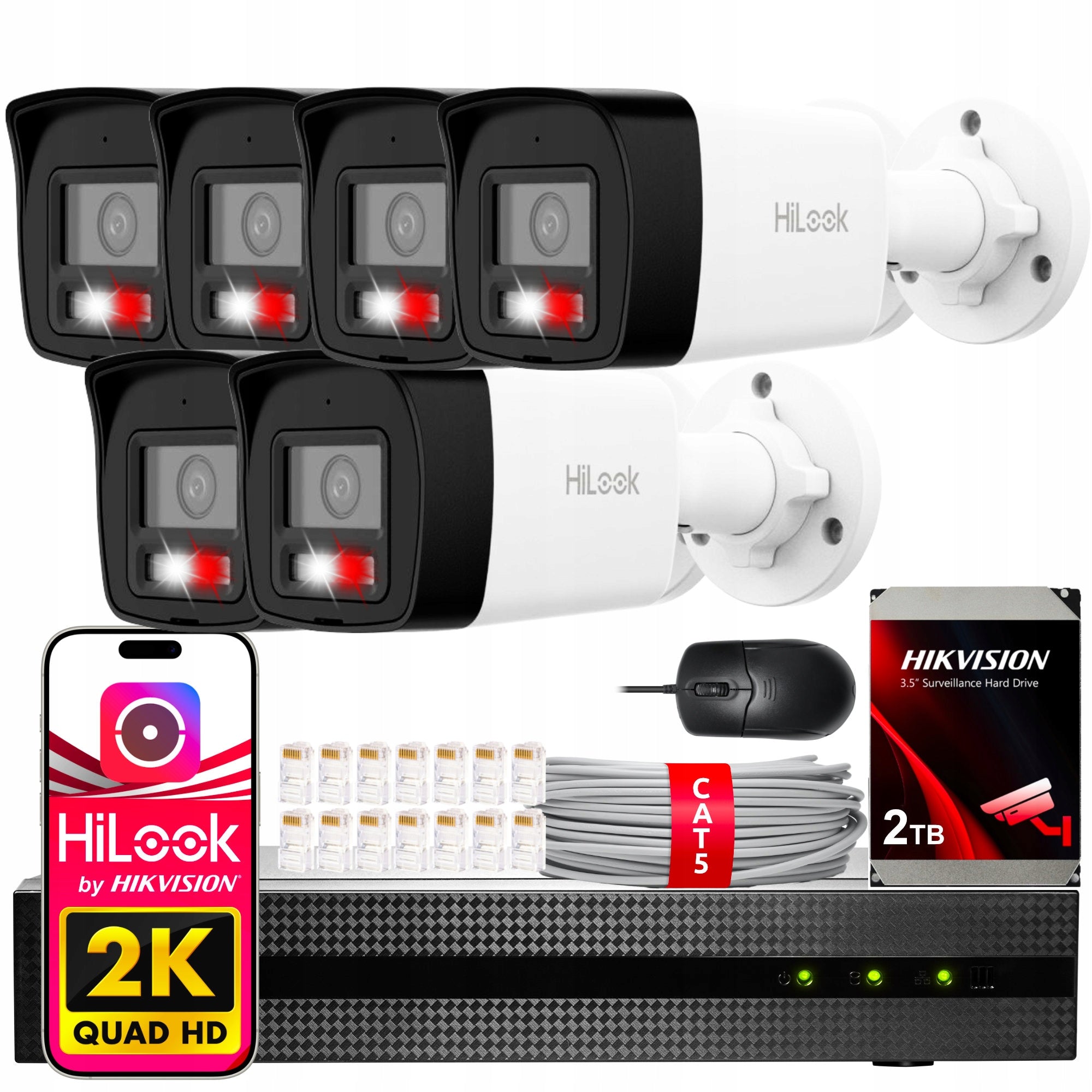 6X IPC-B140HA-LUC IP POE HILOOK BY HIKVISION