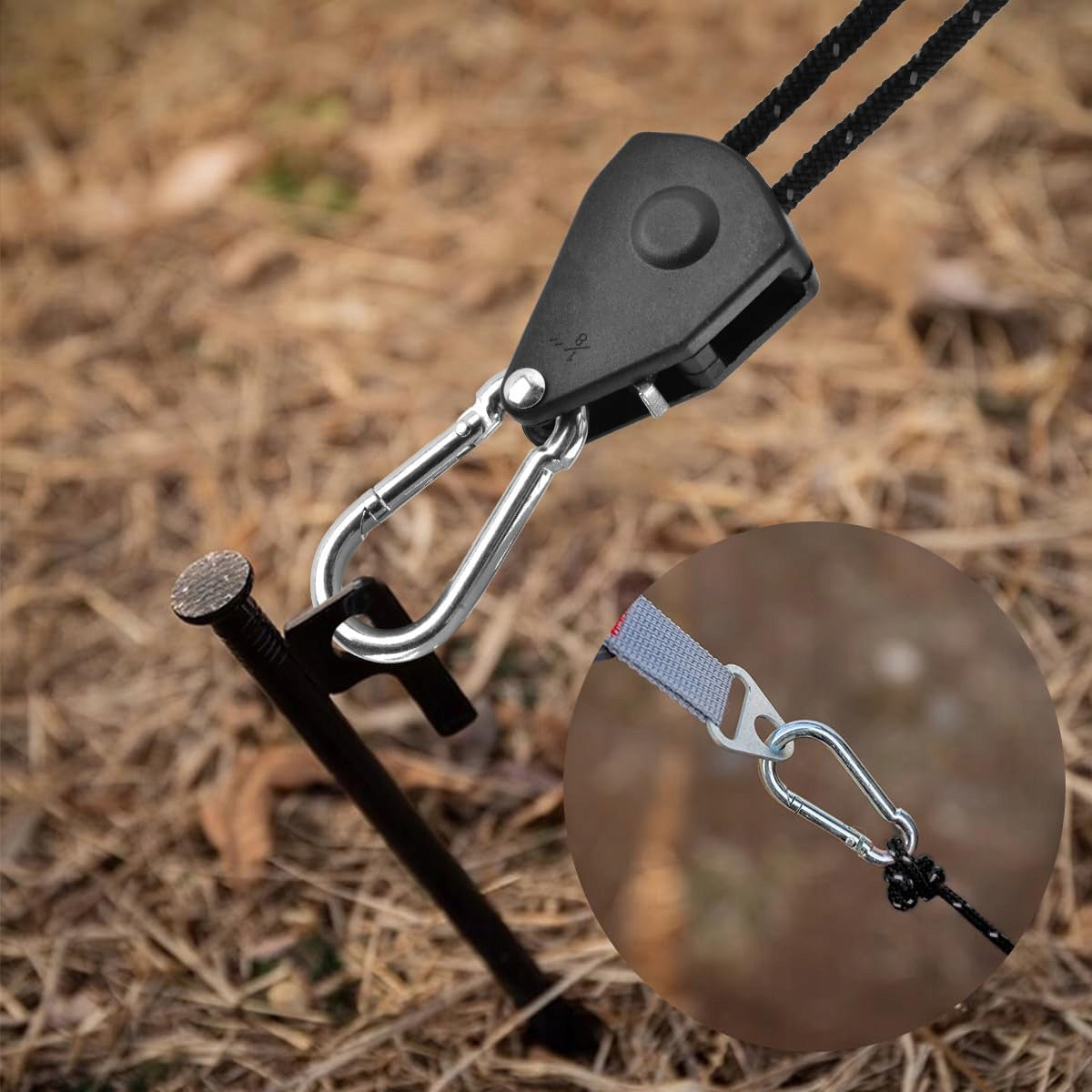 6X ROPE WITH TENT TENSION CAMPING 4 M Manufacturer code 4016858533535