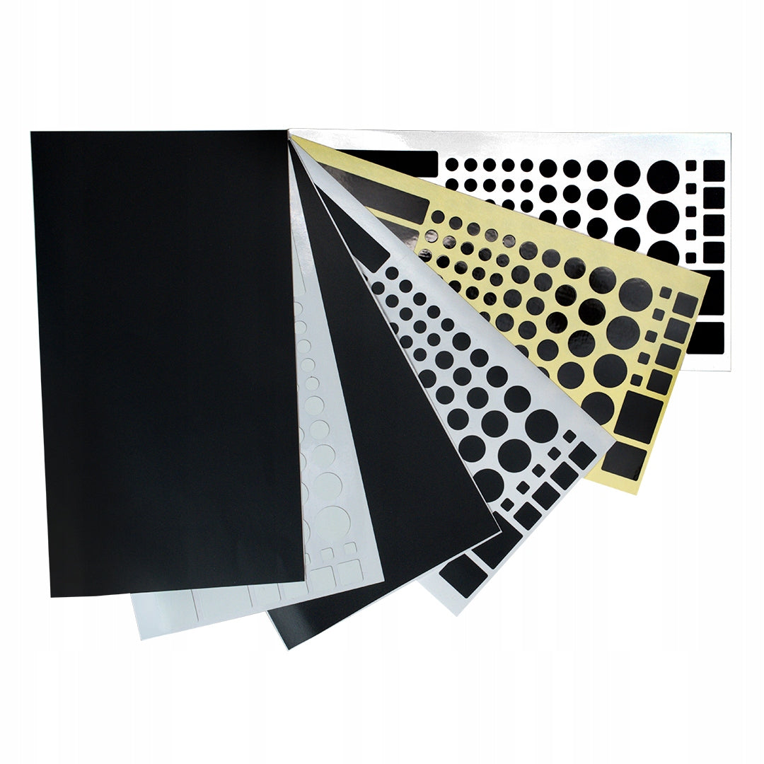 6X WHITE AND BLACK LEDIM LIGHT BLOCKING STICKERS BLACKOUT SET EAN (GTIN) 5907121234145