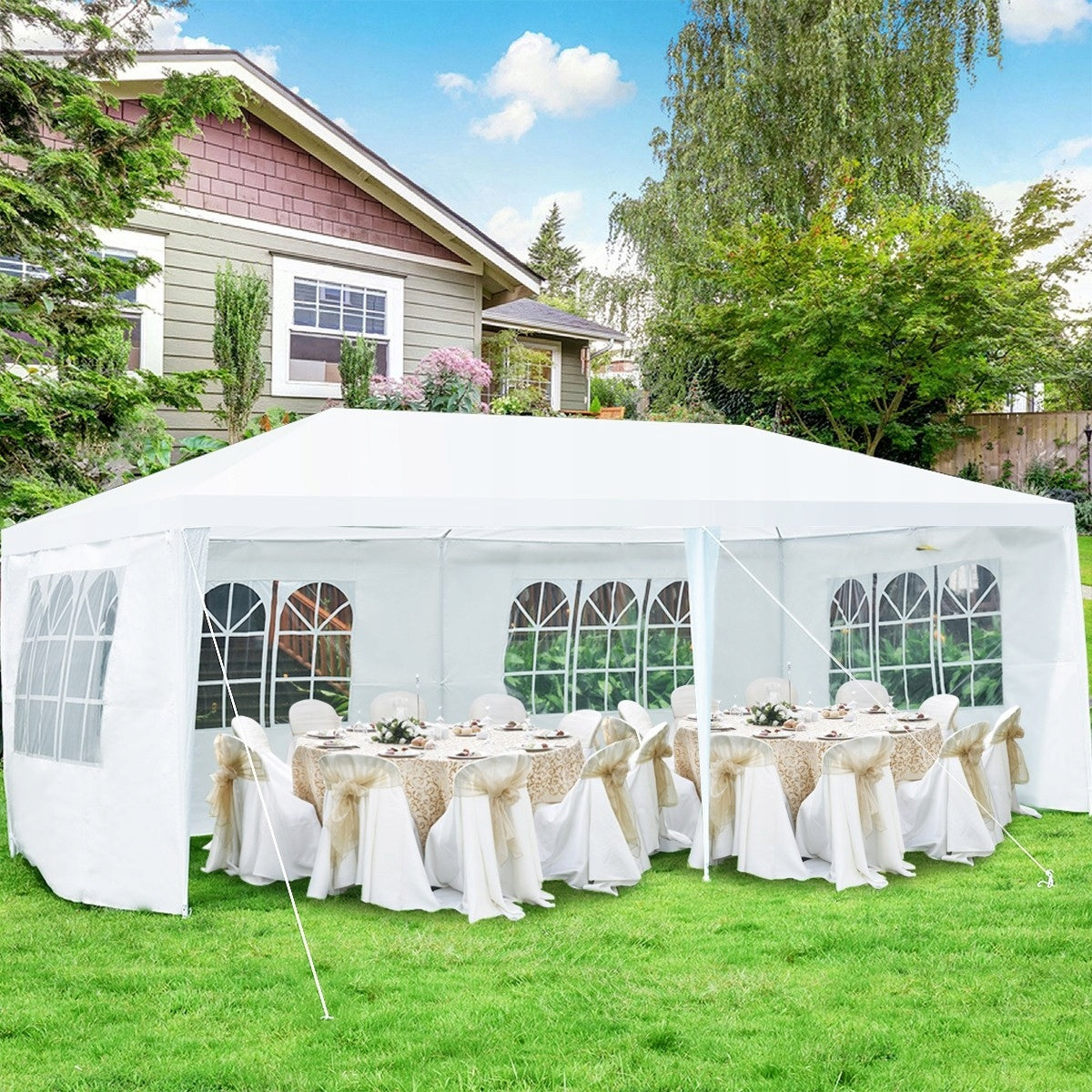 6X3M WEDDING GARDEN PAVILION Manufacturer Costway
