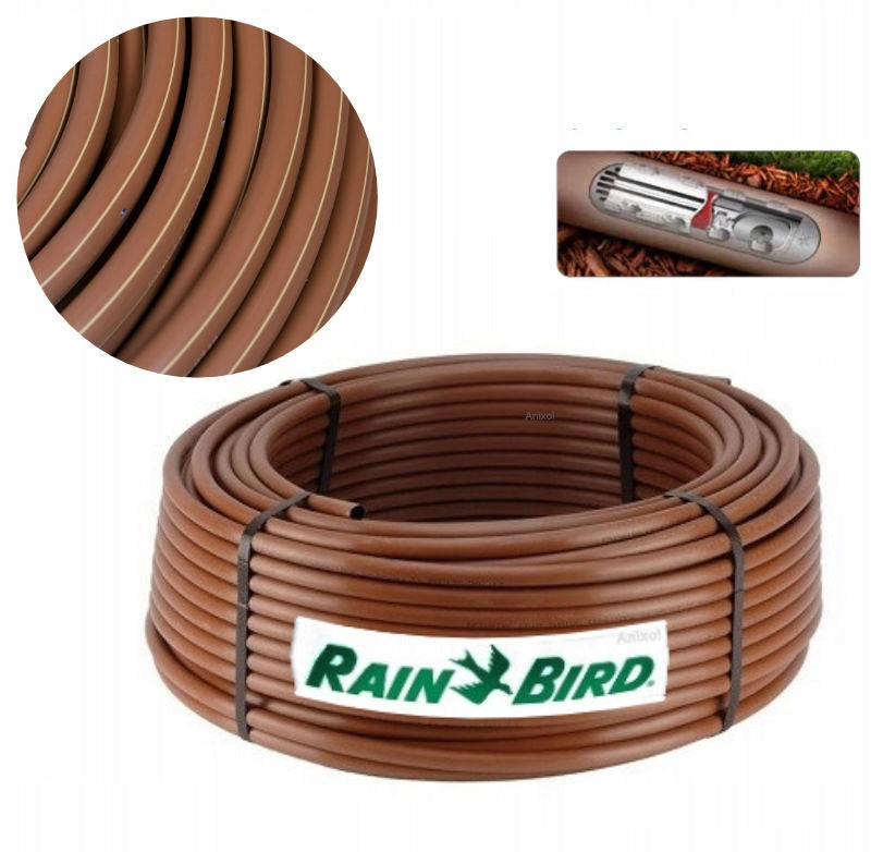 Laistymo žarna Rain Bird PCD, su lašintuvais, 16 mm, 25 m, ruda