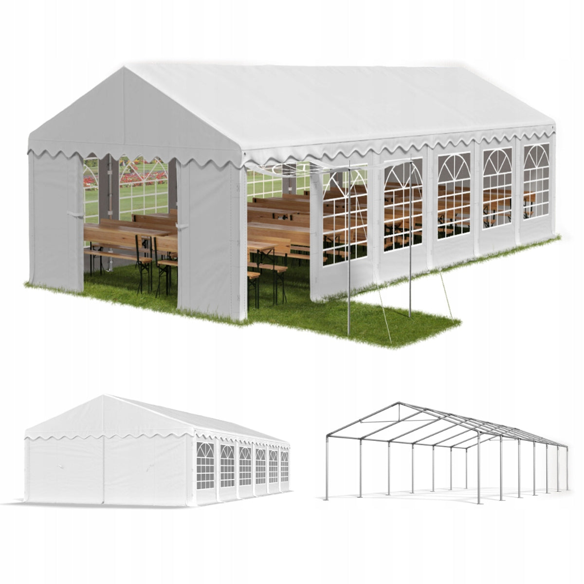 6x12 Garden Party Tent VARIOUS COLORS + FREEBIE Packaging status original