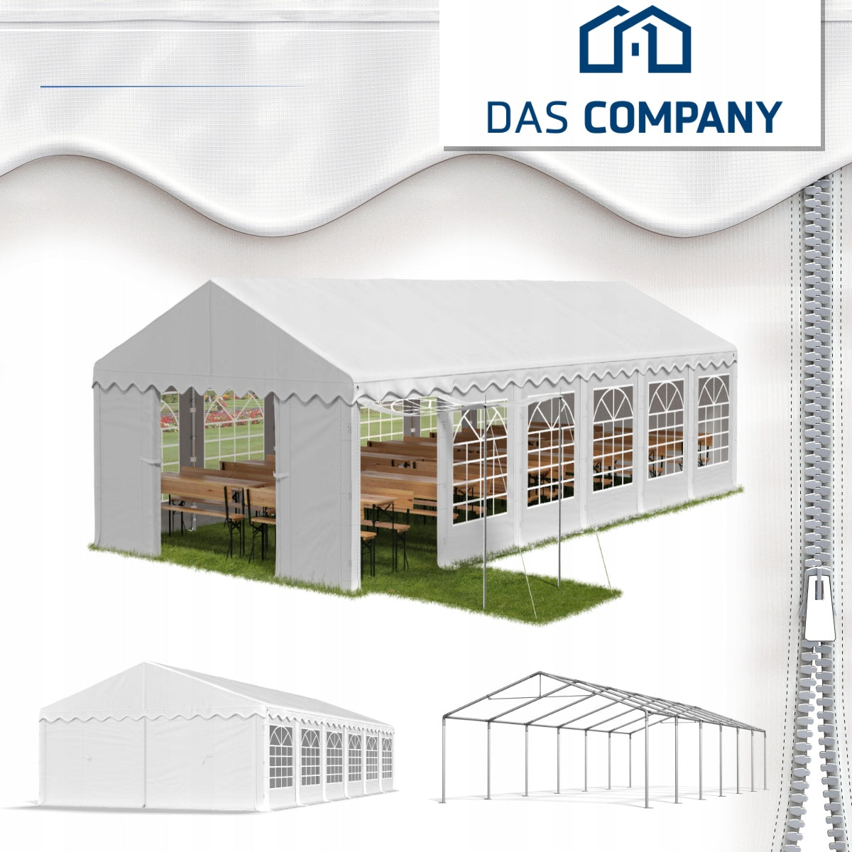 6x12 Garden Party Tent VARIOUS COLORS + FREEBIE