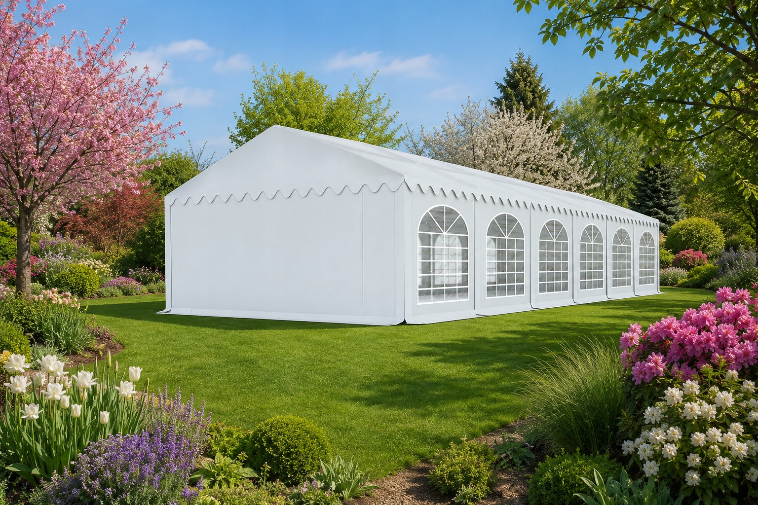 6x12m Feast Tent Garden Tent Premium Pavilion 6 x 12m Event Manufacturer Rot Service