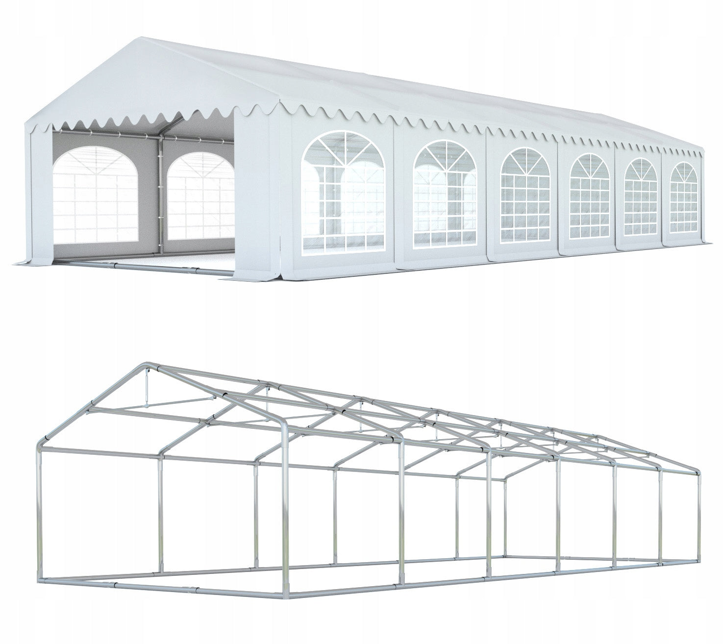 6x12m Feast Tent Garden Tent Premium Pavilion 6 x 12m Event
