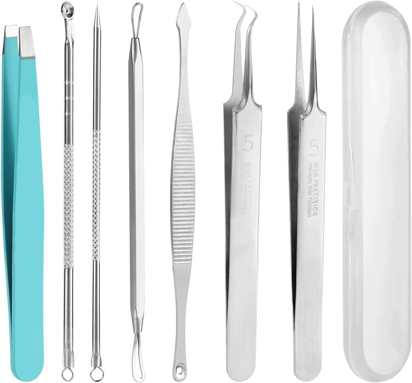 7 Pcs Pimple Removal Tool Set, Peseta Blackhead Removal