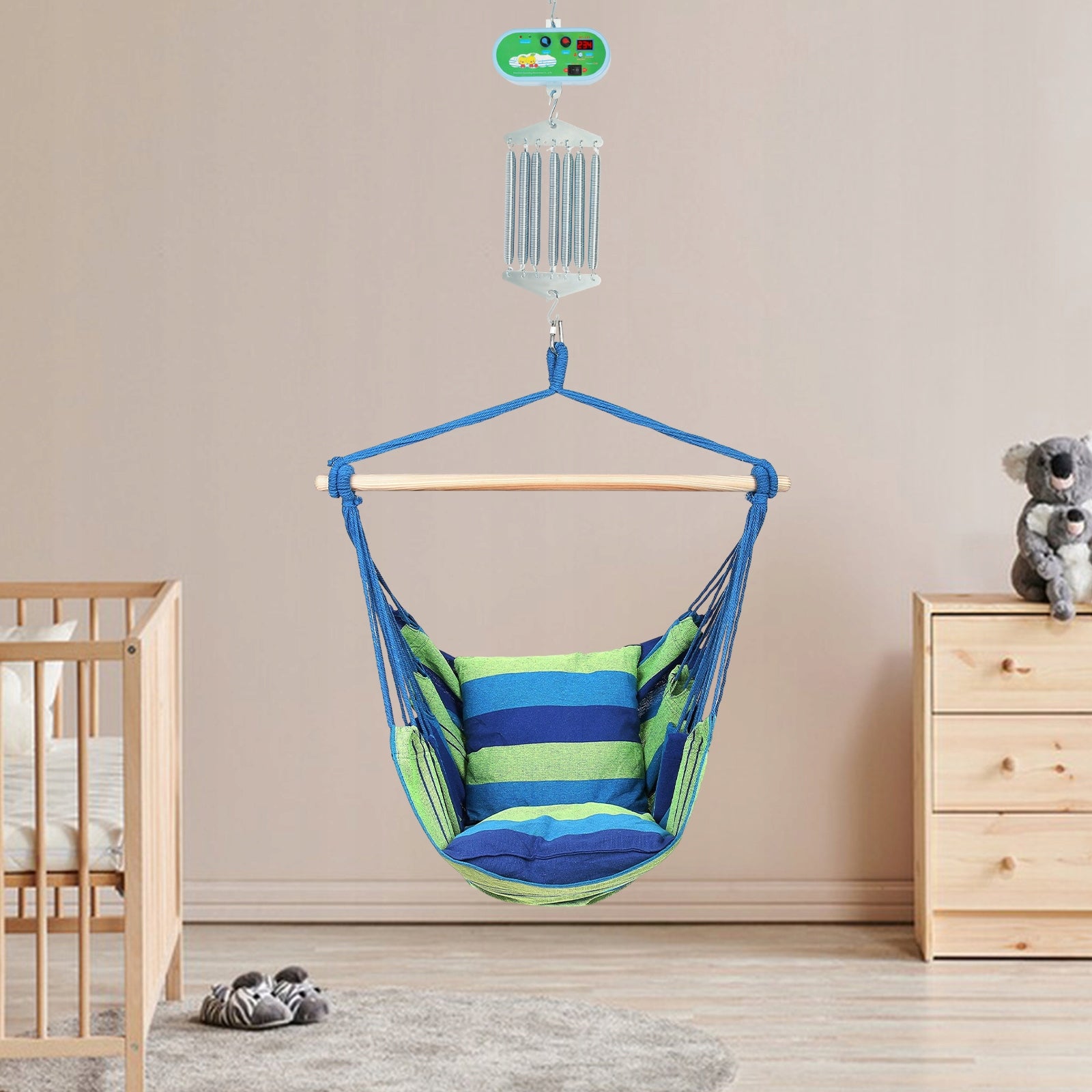 7-Spring Baby Swing Controller, Electric Cradle Control Adjustable Setting Manufacturer code 746270932367