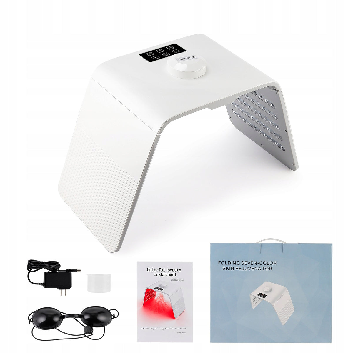 7 color light skin care device equipped with facial spray function Medical device no