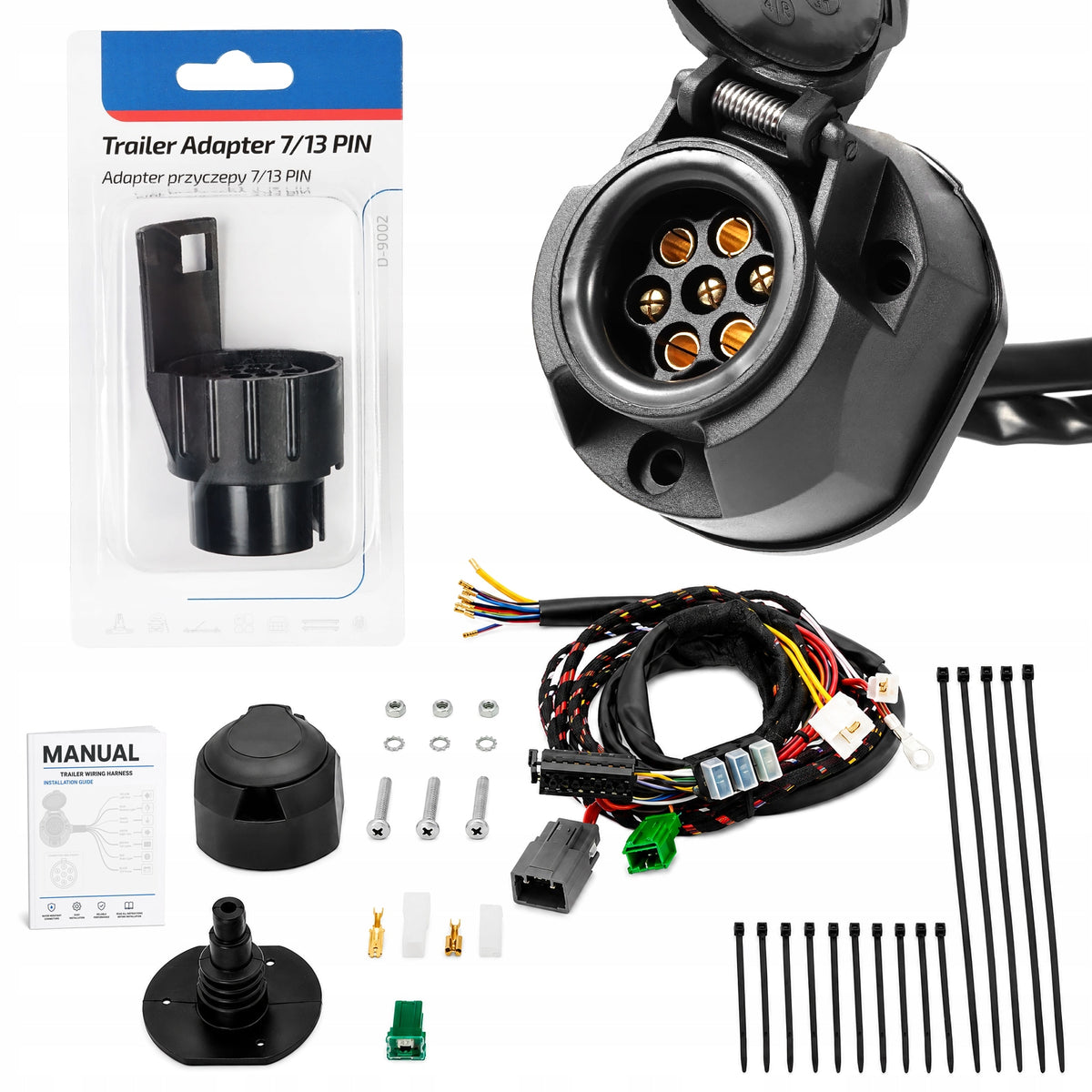 7-pin hook harness for Renault Master III Box / Frame 09.2014