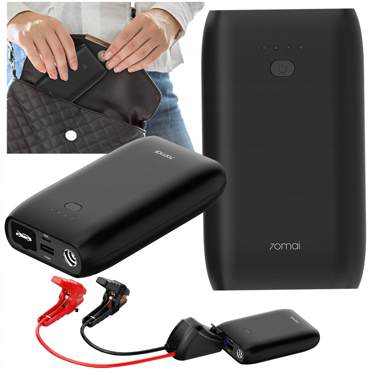 70mai JUMP STARTER BOOSTER 1000A FLASHLIGHT PowerBank