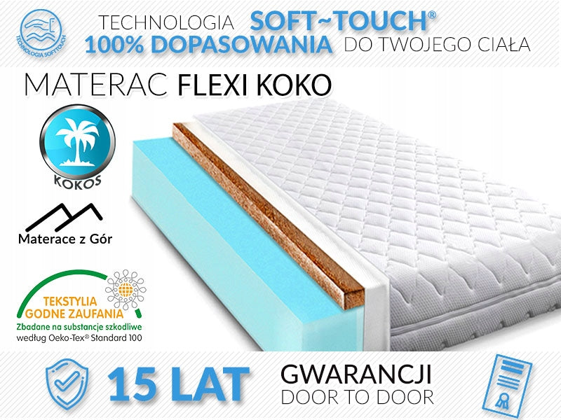 70x140 COCONUT MATTRESS FOR CHILDREN SOFT H1 11 CM Medical device no